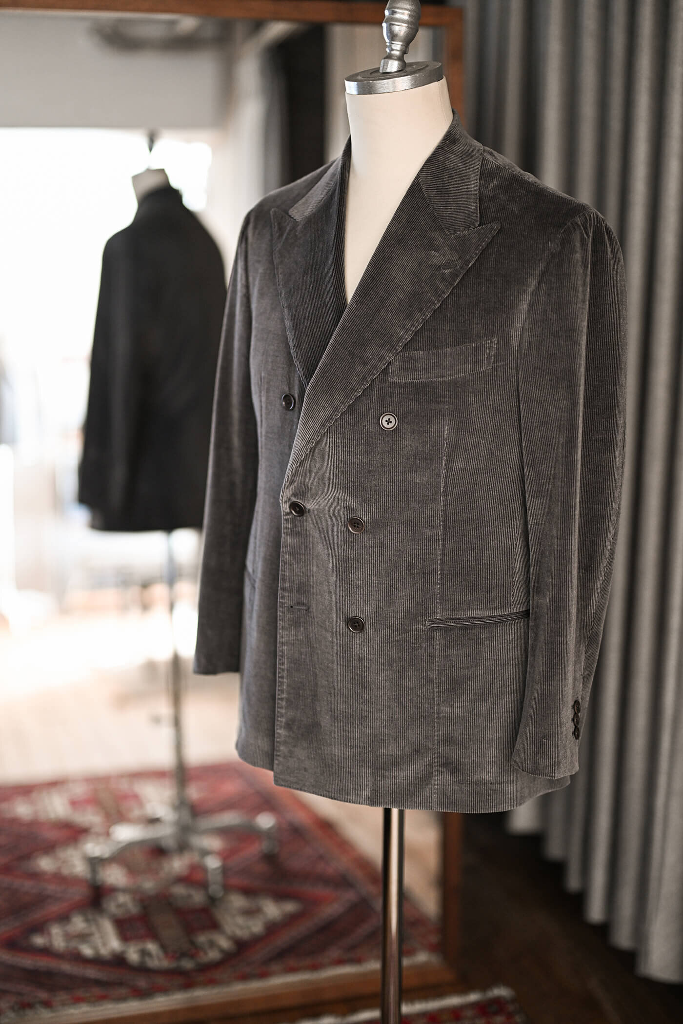Ermenegildo Zegna CASHCOのコーデュロイスーツとTROFEO DENIMパンツのオーダー事例
