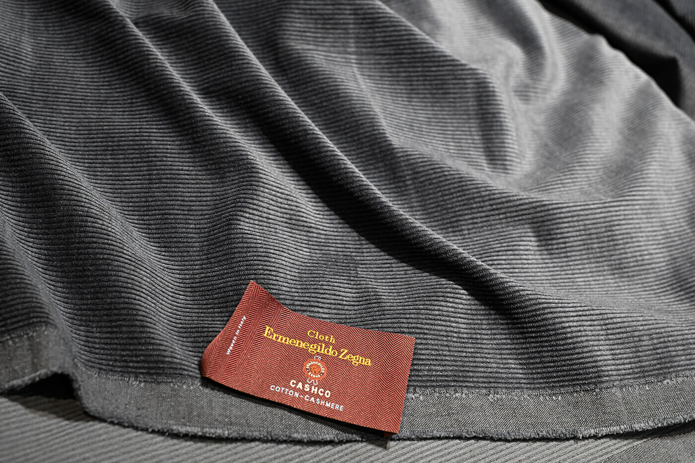 Ermenegildo Zegna CASHCOのコーデュロイ生地