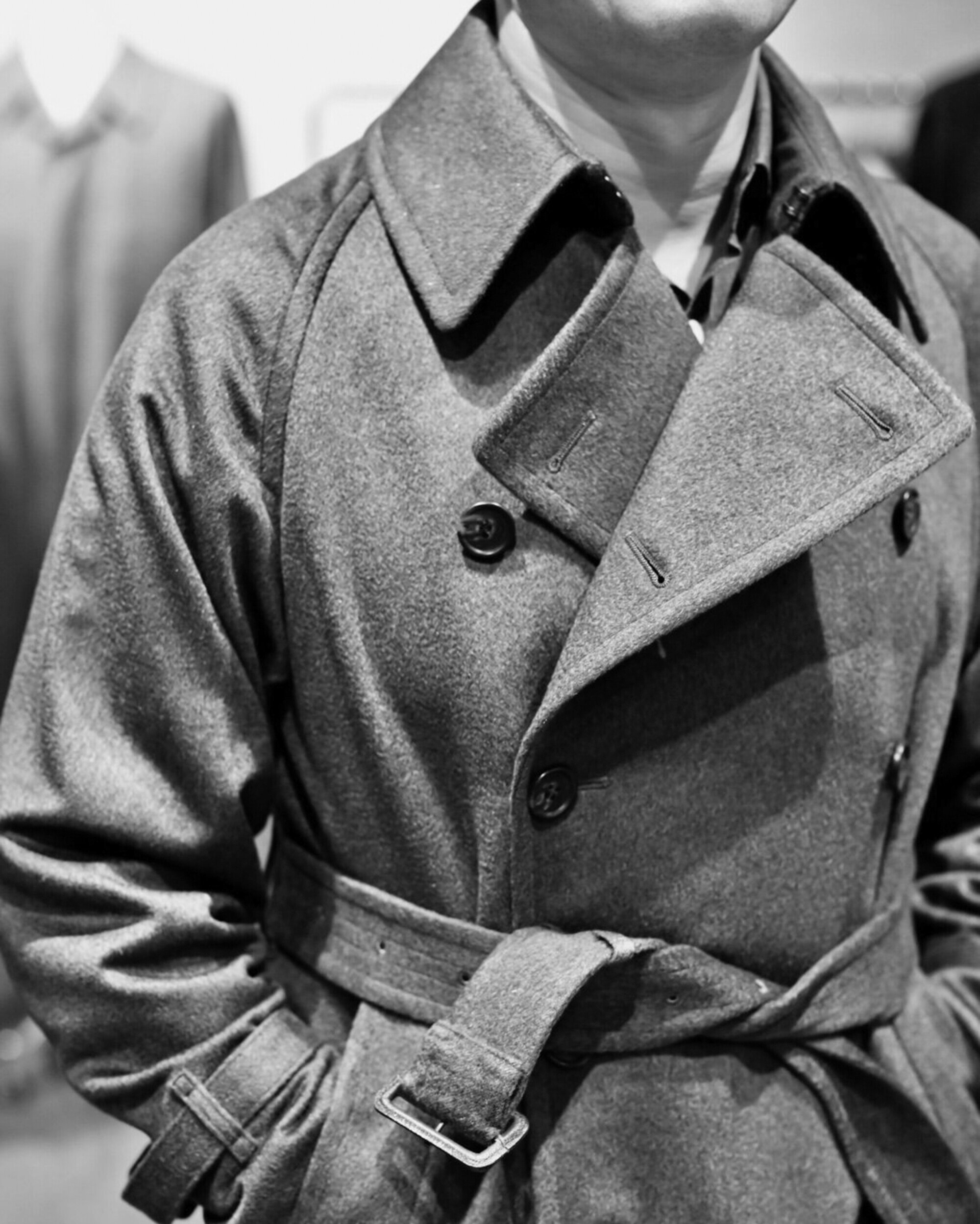 オーダーで仕立てるCashmere Trench coat