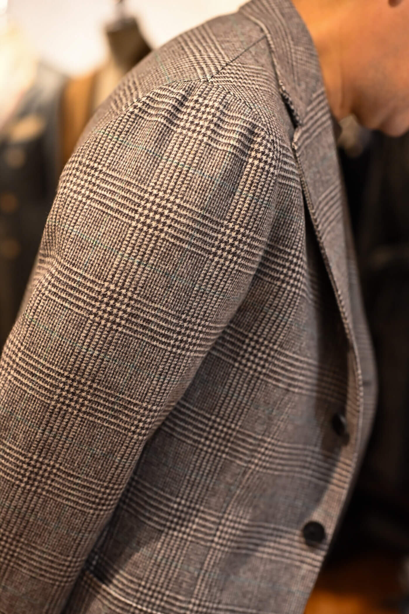 HERITAGE FLANNELジャケットのラペル