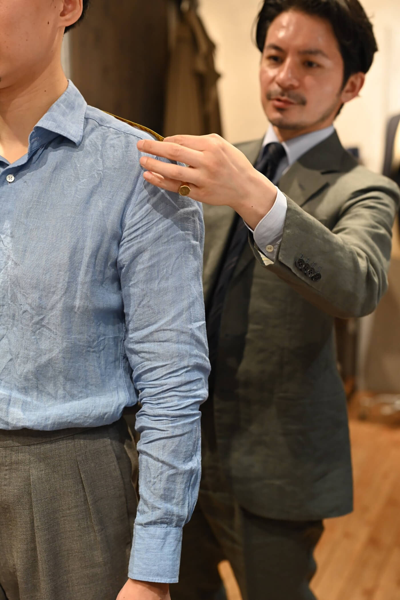 DORSO 齋藤の採寸