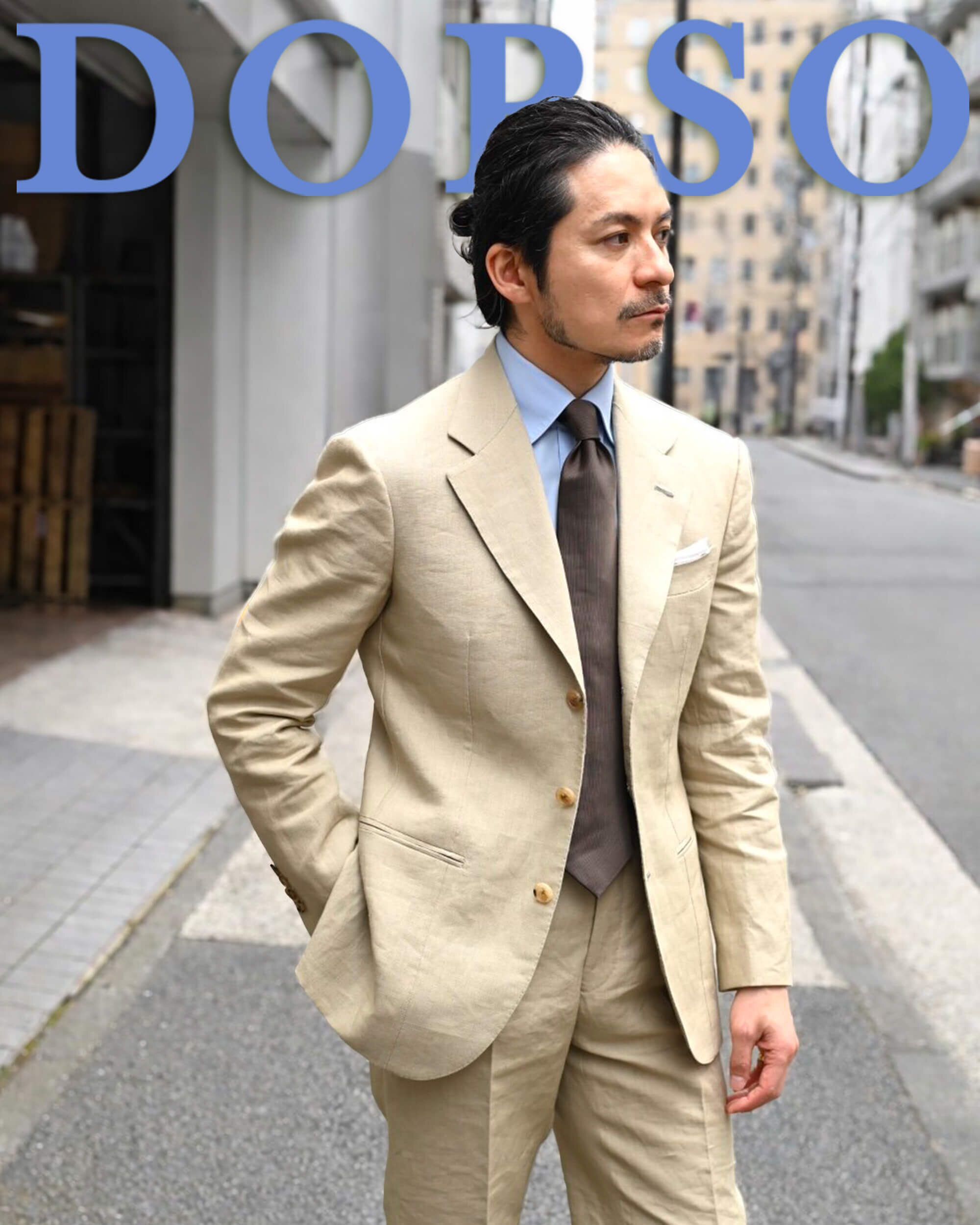 私が選んだ"SPENCE BRYSONのアイリッシュリネン"で仕立てる夏用スーツ